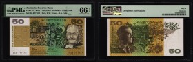 Australia 50 Dollars 1991 PMG 66 EPQ
P# 47h; UNC