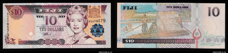 Fiji 10 Dollars 2002
P# 106; UNC