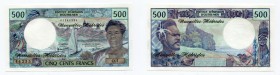 New Hebrides 500 Francs 1979
P# 19c; # 01344235; UNC