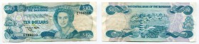 Bahamas 10 Dollars 1984 (ND)
P# 46b; VF+/XF-