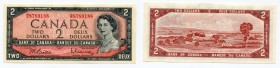 Canada 2 Dollars 1961 - 1973
P# 76; W/R 8789188; UNC