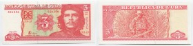 Cuba 3 Pesos 2004
P# 127a; № 556356; UNC