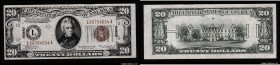 United States Hawaii 20 Dollars 1934 Rare
P# 41; VF