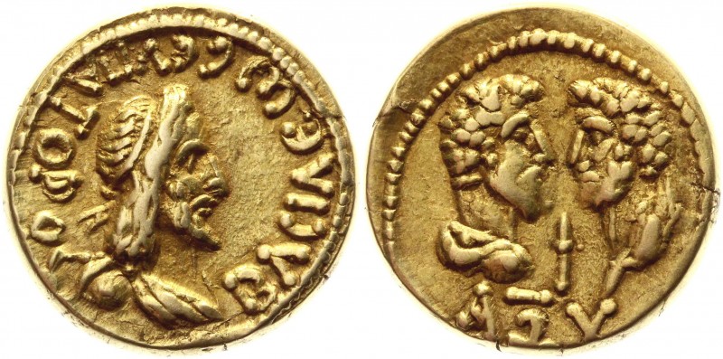 Roman Empire Kings of Bosporus Eupator Stater 165 AD
MacDonald 471/3; Gold; wit...