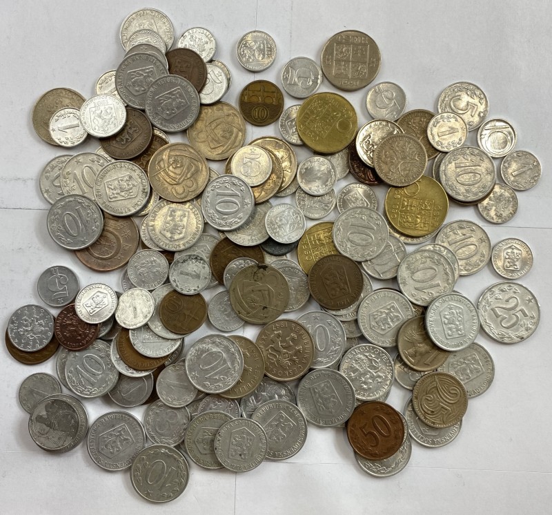 Czechoslovakia Lot of 250 Gram of Unsearched Coins 20th Century
Various Dates, ...