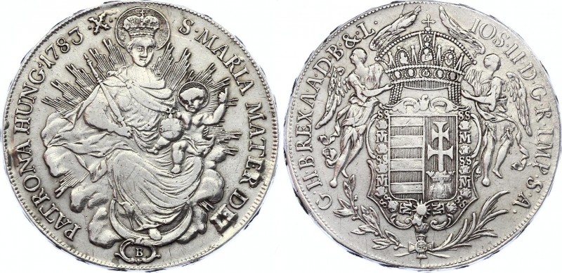 Hungary Thaler 1783 B
KM# 395; Silver; Joseph II; Unmounted