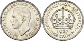 Australia 1 Crown 1937
KM# 34; Silver; Coronation of King George VI; aUNC with bag marks