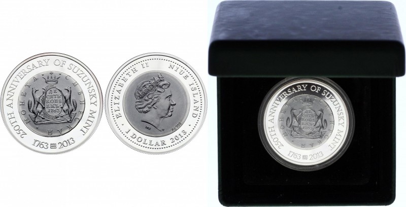 Niue 1 Dollar 2013
Silver Proof; Suzunsky Mint; Mintage 1000 - Rare official co...