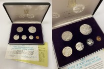 British Virgin Islands Full Set 1973
The First Official Coinage of British Virgin Islands; Proof Set with Silver