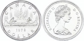 Canada 1 Dollar 1972
KM# 76; Silver Prooflike; Elizabeth II; UNC
