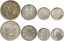 World Lot of 4 Silver Coins 1929 - 1964
Various Coutries, Dates & Denominations; Silver; XF-AUNC