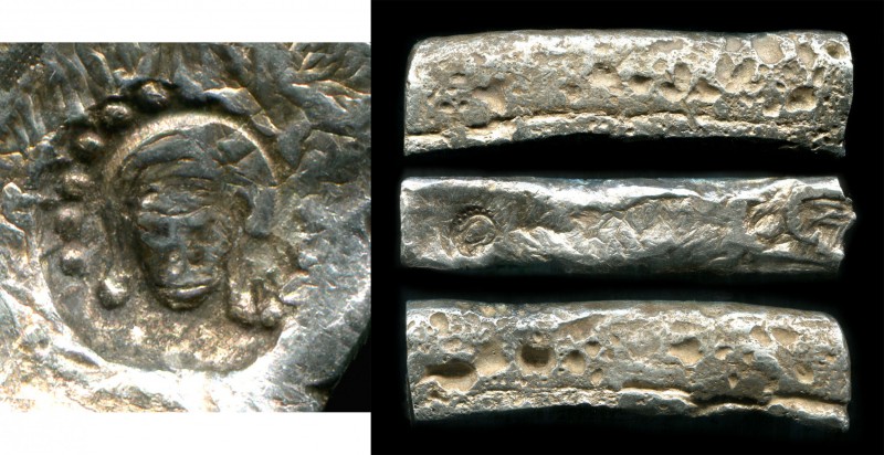 Russia Poltina of Novgorod type with a Brand 1396 - 1403 RARE!
Silver; 94,67 g....