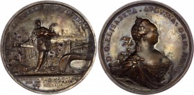 Russia Copper Medal "The Cancellation of Internal Taxes" 1753
Diakov# 94.2; Copper 96.92g.; By T. Ivanov & P. Bobrovschikov; Elizabeth I (1741-1762);...