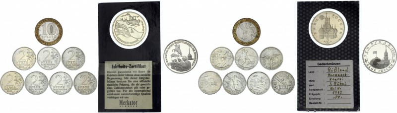 Russia Lot of 10 Coins 2000 - 2005
Victory in the WW II & Leningrad, North Konv...