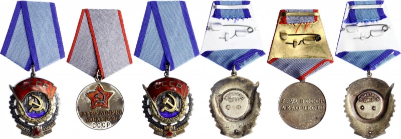 Russia - USSR Lot of 3 Medals
Medal "For Labour Valour" & 2 x Orders of the Red...