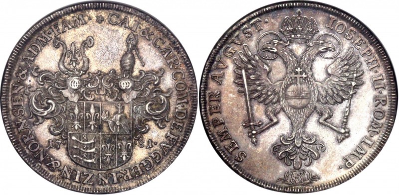 German States Fugger Pfirt Thaler 1781
FUGGER-ZINNENBERG UND NORDENDORF, GRAFSC...