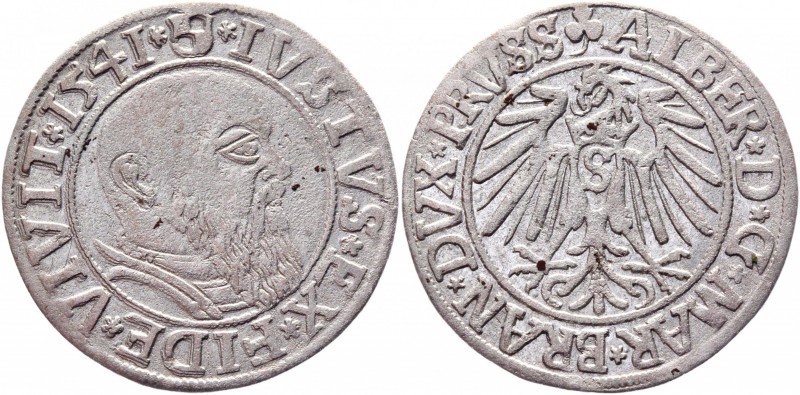 German States Prussia 1 Groschen 1541
MB# 3; Silver 1,9g.; Albrecht; XF