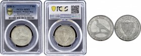 Germany - Weimar Republic 3 Reichsmark 1930 A PCGS MS 63
KM# 70; Silver; Liberation of Rhineland