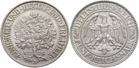 Germany - Weimar Republic 5 Reichsmark 1928 A
KM# 56; Silver 24,93g.; Oaktree; XF+