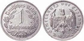 Germany - Third Reich 1 Reichsmark 1939 B Key Date
KM# 78; Nickel 4,78g.; AUNC-UNC