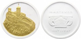 Germany - FRG Porcelain Medal Wartburg Castle 1067 - 1967
Porcelain 36.91g 65mm