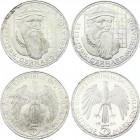 Germany - FRG 2 x 5 Mark 1969
KM# 126; Silver; Proof & UNC; 375th Anniversary of the death of Gerhard Mercator