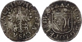France Lorraine 1 Gros 1625 - 1670 (ND)
Flon# 59; Silver; Charles IV; VF
