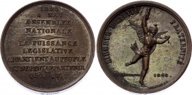 France 4 Mai Assemblée Nationale Bronze Medal 1848
Bronze 10.39g.; By F. Montagny; Second Republic; Obv: 1848 4 MAI ASSEMBLÉE NATIONALE LA PUISSANCE ...