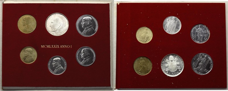 Vatican Mint Coin Set 1979
Original set with silver 500 Lire.