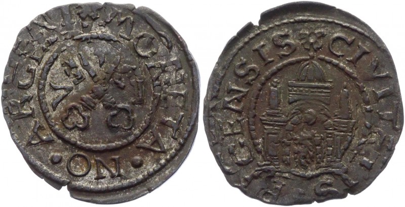 Latvia Schilling Riga Free State 1571
Neumann# 9, Billon 1,06g.; VF