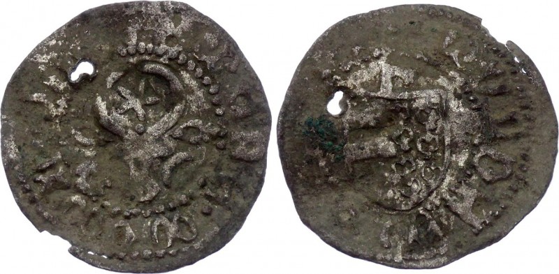 Moldavia Alexander cel Bun Grosh 1400 - 1430 AD
Silver 0,74g; Obv. Auroch head,...