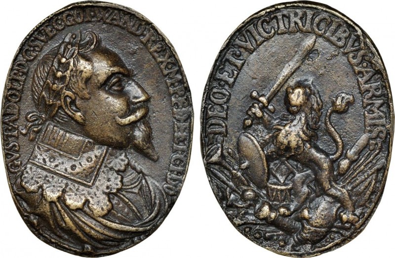 Sweden Tragbarer Gnadenpfennig 1632
MBG-047 with the image of Gustav II Adolf, ...