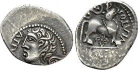 WESTERN EUROPE. Northeast Gaul. Remi (Circa 100-50 BC). Quinarius