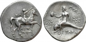 CALABRIA. Tarentum. Nomos (Circa 280-270 BC)