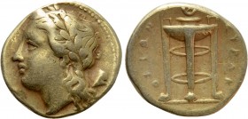 SICILY. Syracuse. EL 50 Litrai (317-289). Time of Agathokles