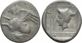THRACE. Abdera. Tetrobol (Circa 411-385 BC)