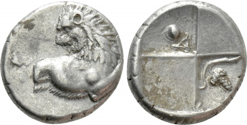 THRACE. Chersonesos. Hemidrachm (Circa 386-338 BC). 

Obv: Forepart of lion ri...