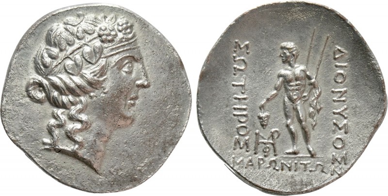 THRACE. Maroneia. Tetradrachm (Circa 168/7-48/5 BC). 

Obv: Head of Dionysos r...