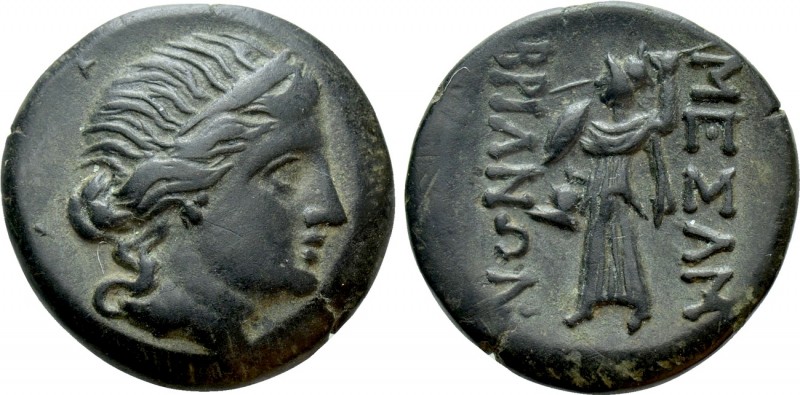 THRACE. Mesambria. Ae (Circa 175-100 BC). 

Obv: Diademed female head right.
...
