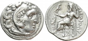 KINGS OF THRACE (Macedonian). Lysimachos (305-281 BC). Drachm. Kolophon. In the name and types of Alexander III of Macedon