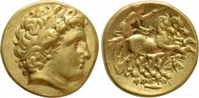 KINGS OF MACEDON. Philip II (359-336 BC). GOLD Stater. Magnesia on the Maeander