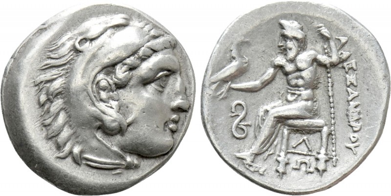 KINGS OF MACEDON. Alexander III 'the Great' (336-323 BC). Drachm. Lampsakos. 
...