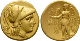KINGS OF MACEDON. Alexander III 'the Great' (336-323 BC). GOLD Stater. Miletos