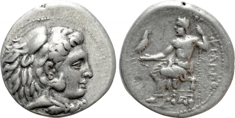 KINGS OF MACEDON. Philip III Arrhidaios (323-317 BC). Drachm. Side. 

Obv: Hea...