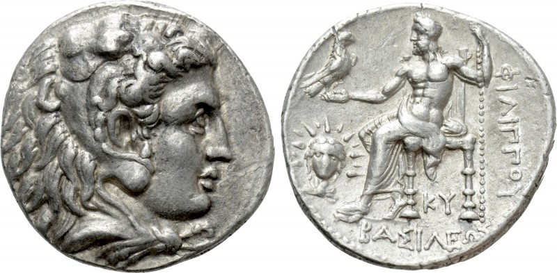 KINGS OF MACEDON. Philip III Arrhidaios (323-317 BC). Tetradrachm. Babylon.

O...