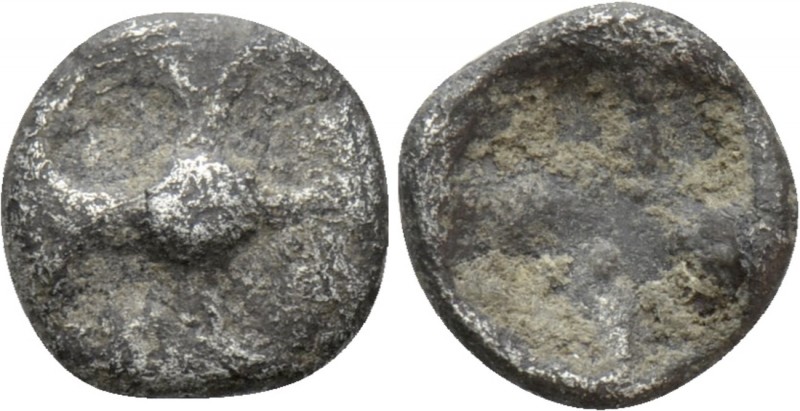 ATTICA. Athens. Hemiobol (Circa 515-510 BC). "Wappenmünzen" type. 

Obv: Wheel...