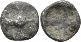 ATTICA. Athens. Hemiobol (Circa 515-510 BC). "Wappenmünzen" type