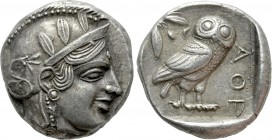 ATTICA. Athens. Tetradrachm (Circa 465-460 BC). Transitional issue