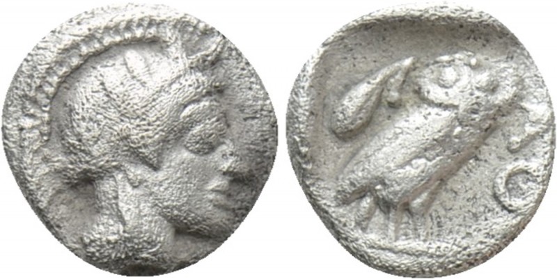 ATTICA. Athens. Obol (Circa 454-404 BC). 

Obv: Helmeted head of Athena right....