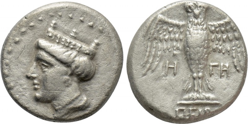 PONTOS. Amisos (as Peiraieos). Siglos (Circa 435-370 BC). Ege-, magistrate. 

...